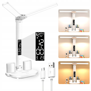 Stolná lampa 01 biela, príkon až 8W